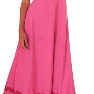 Womens Floral Maxi Dress Boho Summer Casual Sleeveless Beach Wedding